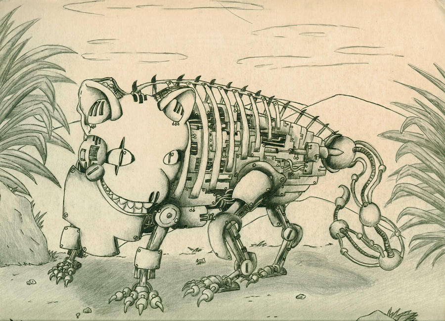 Robotic... Creature by KittyNotWant on DeviantArt