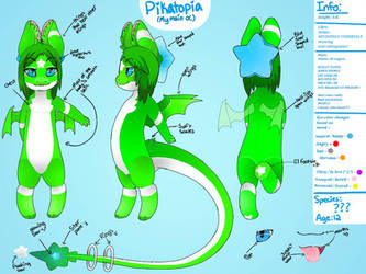 REF SHEET FOR MY MAIN OC, PIKATOPIA -info in desc.