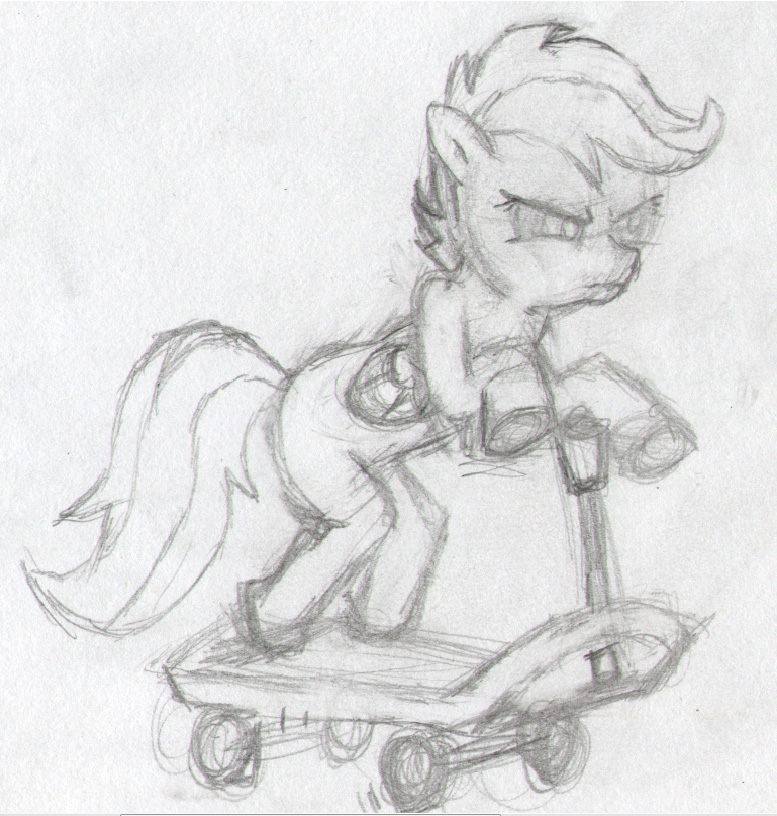 Scootaloo Scooter Side