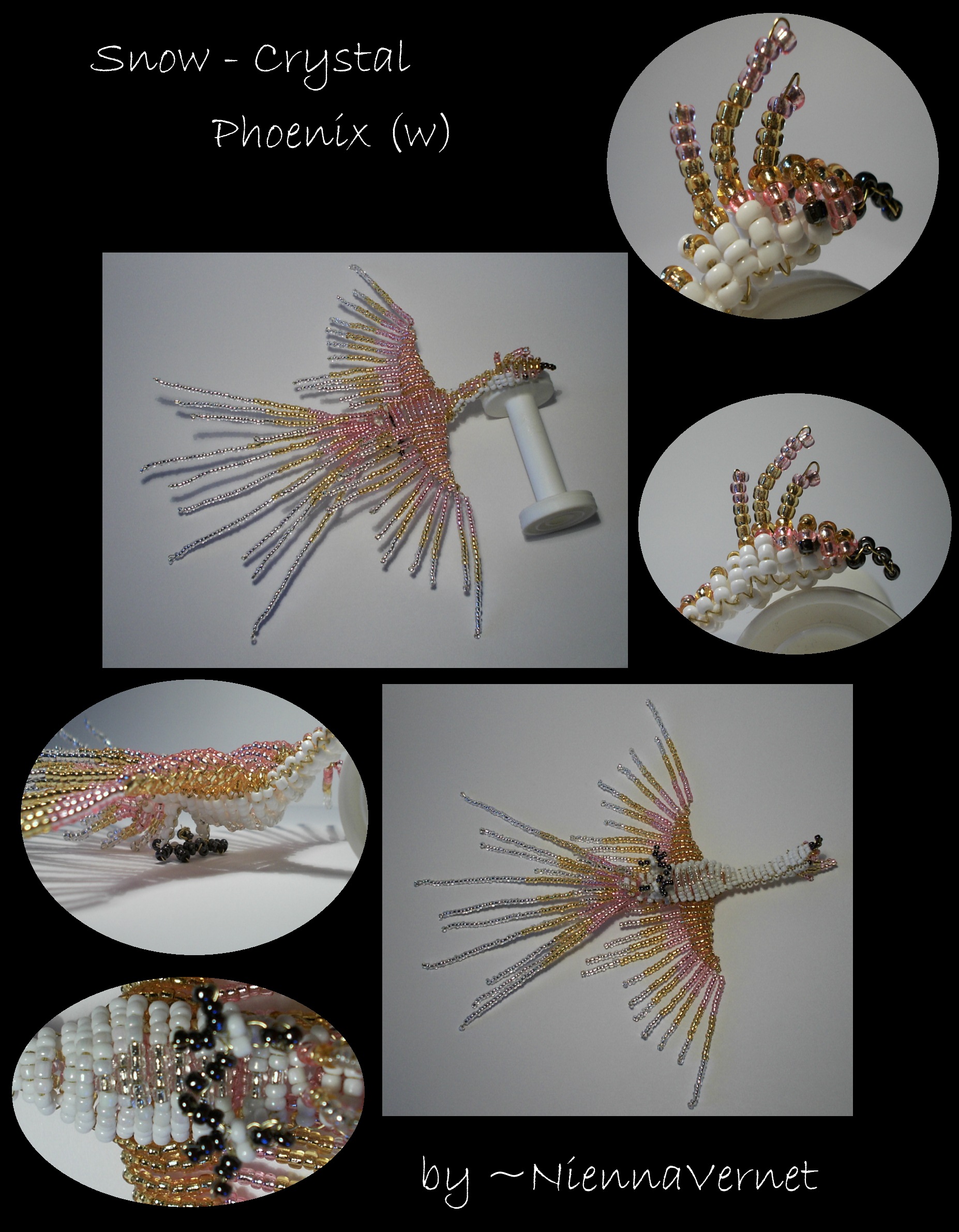 Beadwork - SnowCrystal Phoenix