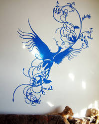 Walltatto Curley Birdy