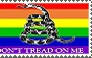 DONT TREAD ON MY RIGHTS stamp
