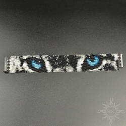 Snow Leopard bracelet