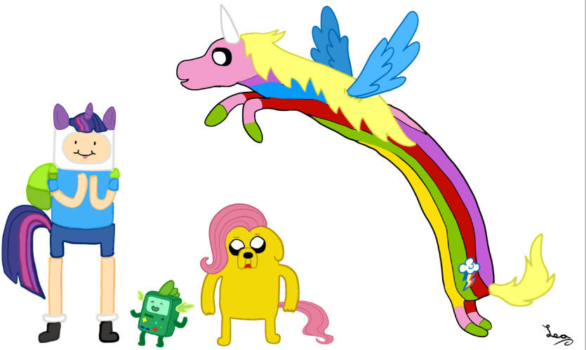 Adventure Time - My Little Pony by LeaOla on DeviantArt