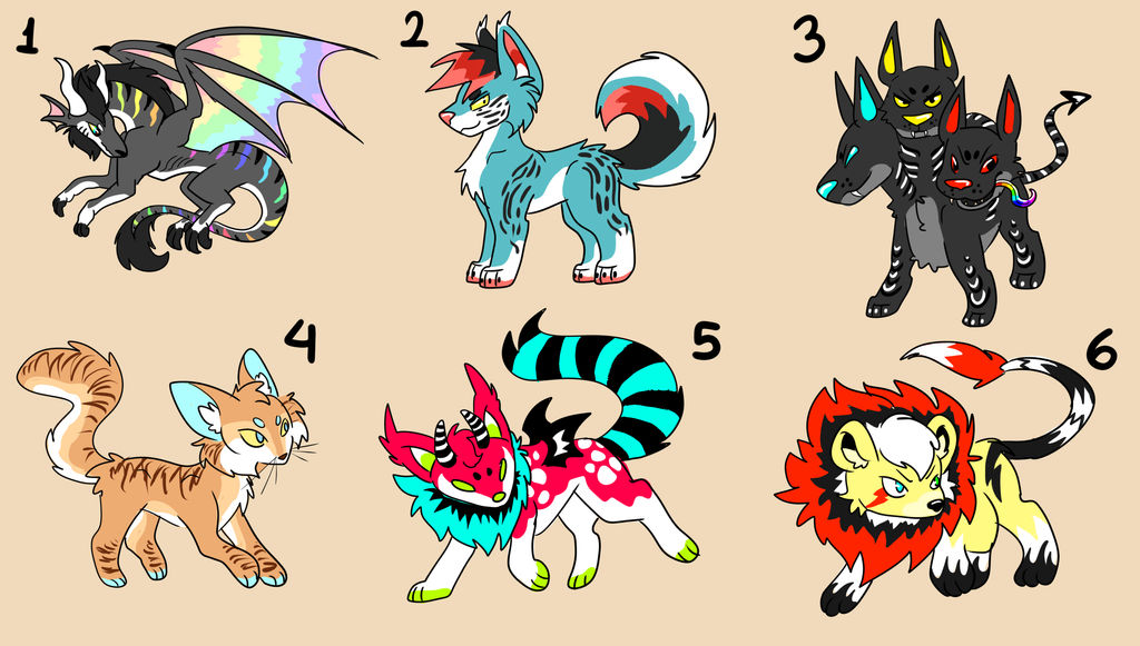 - BREEDING - MULTIPLE CREATURES, ALWAYS OPEN! by LeaOla on DeviantArt