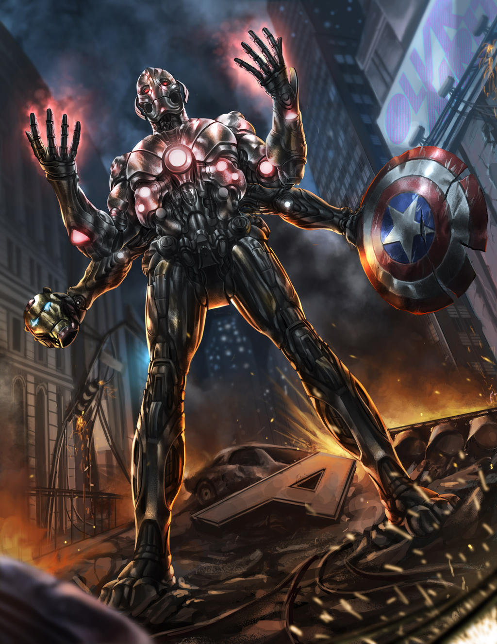 Ultron Fandom Ultron by oliverdking on DeviantArt