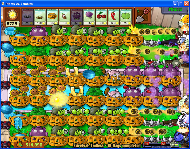 Plants vs Zombies FREE Survival: Endless by NaufalSaka on DeviantArt