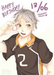 Happy belated birthday Sugawara Koushi!!