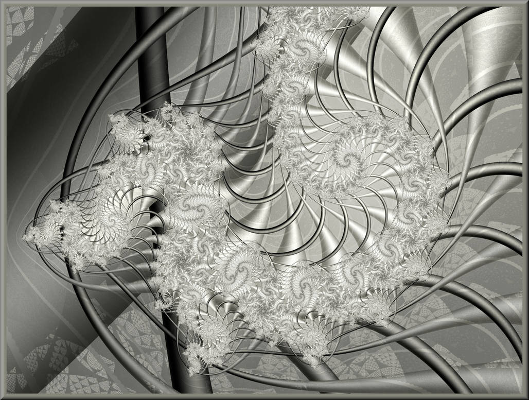 Silver Spiral Web Spinner by Ksm17
