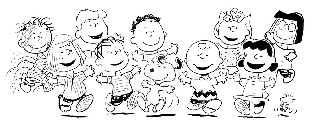Peanuts Gang SVG