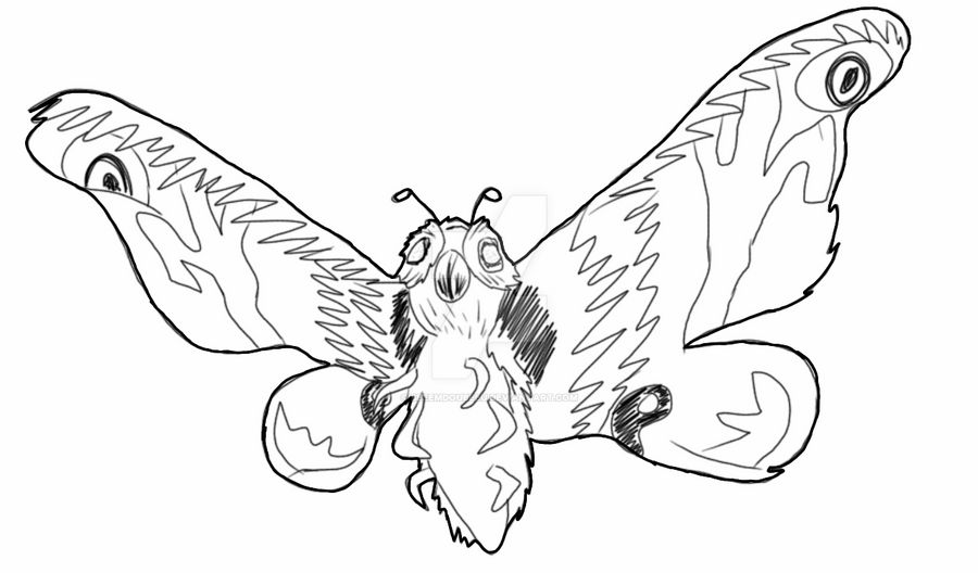 Mothra By BeeEmDoubleU On DeviantArt