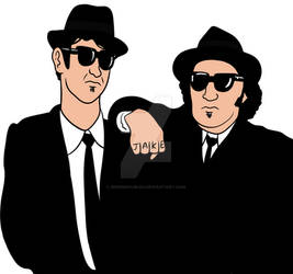 The Blues Brothers by BeeEmDoubleU