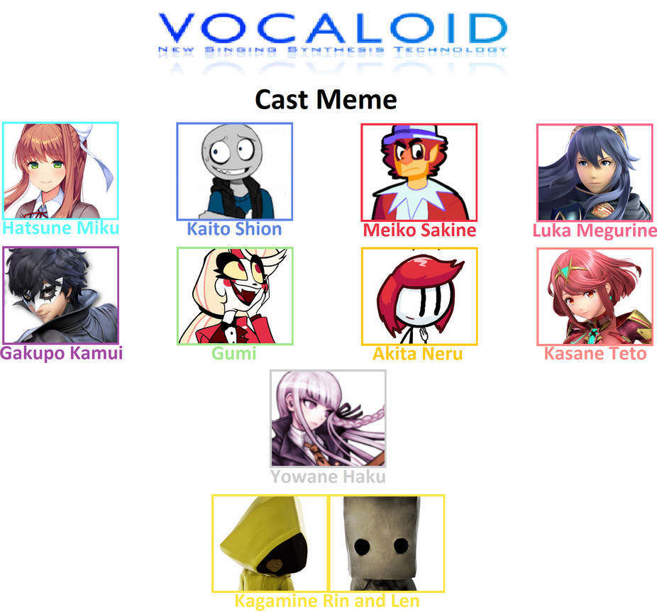 Songcast Meme Vocaloid ReCast Meme by lamprini1234 on DeviantArt