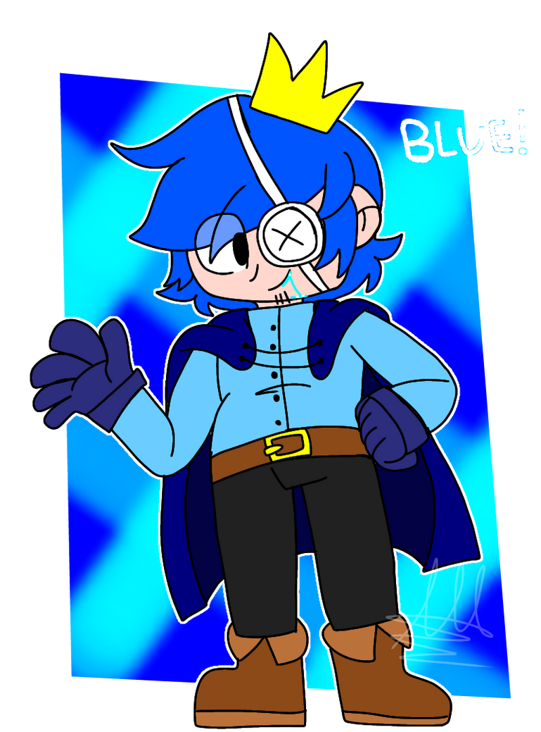Blue Raspberry Humanized Human!Blue by lamprini1234 on DeviantArt