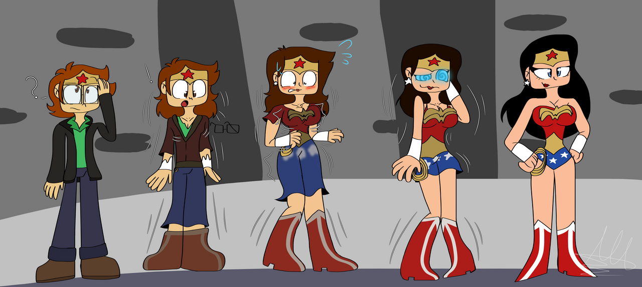 Wonder Woman TF/TG by lamprini1234 on DeviantArt