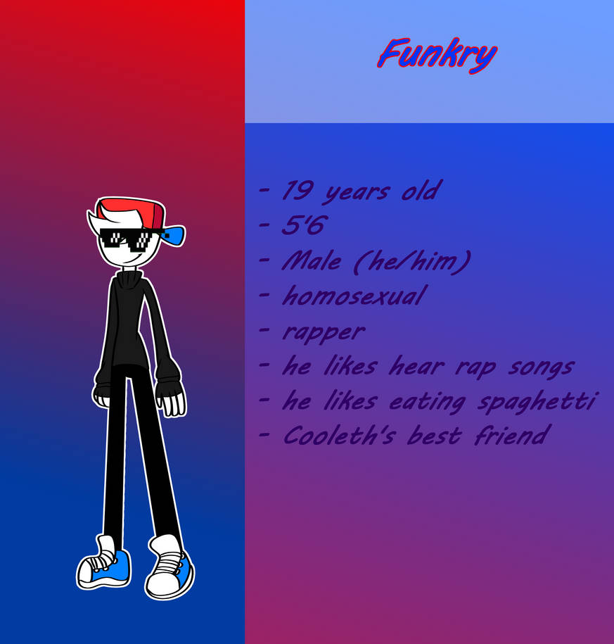 Funky References Funkry's Ref sheet (new) by lamprini1234 on DeviantArt