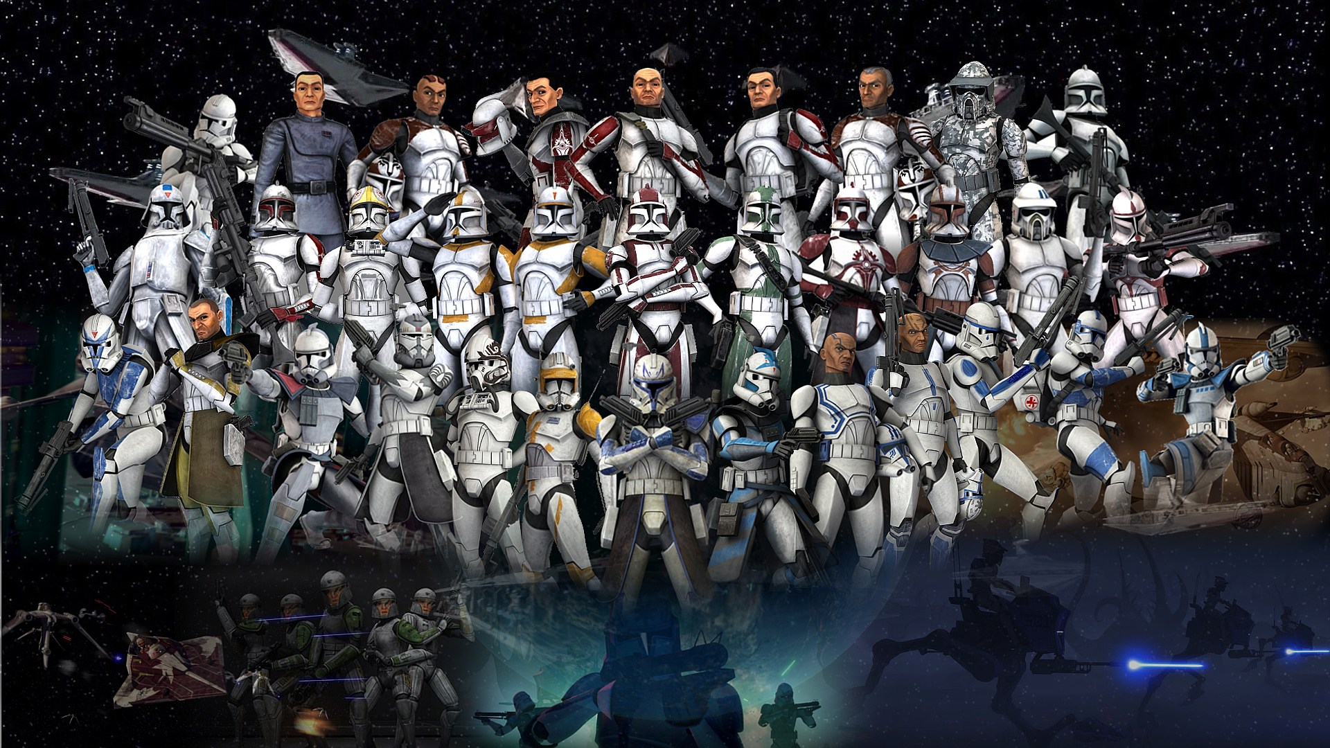 Clone Troopers Wallpaper by Volkrex on DeviantArt