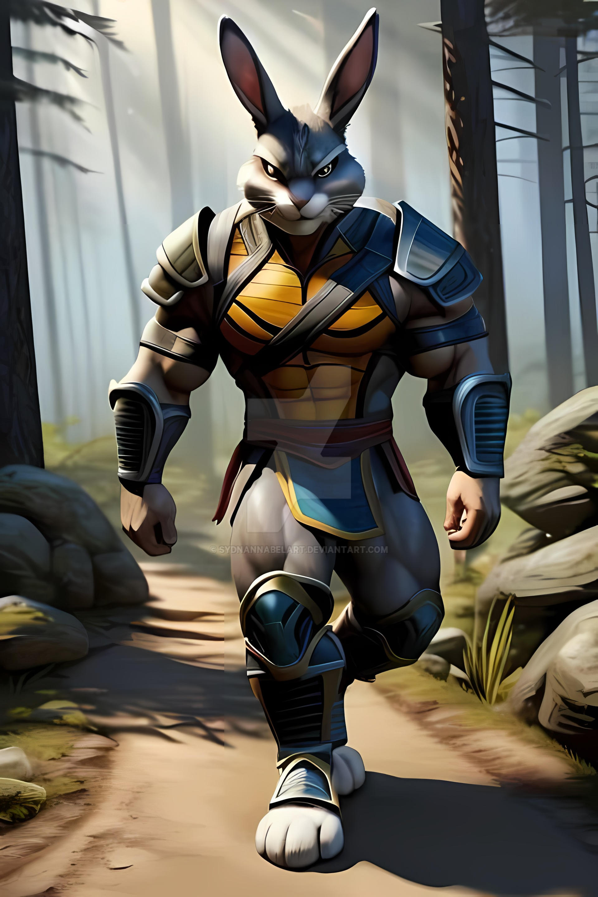 Mortal Kombat Ninja - Rabbit Hareclaw by SydnAnnabelArt on DeviantArt