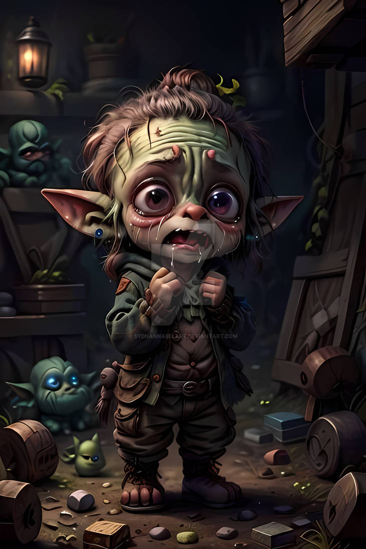 Crying Goblin By SydnAnnabelArt On DeviantArt crying-goblin-by-sydnannabelart-on-deviantart
