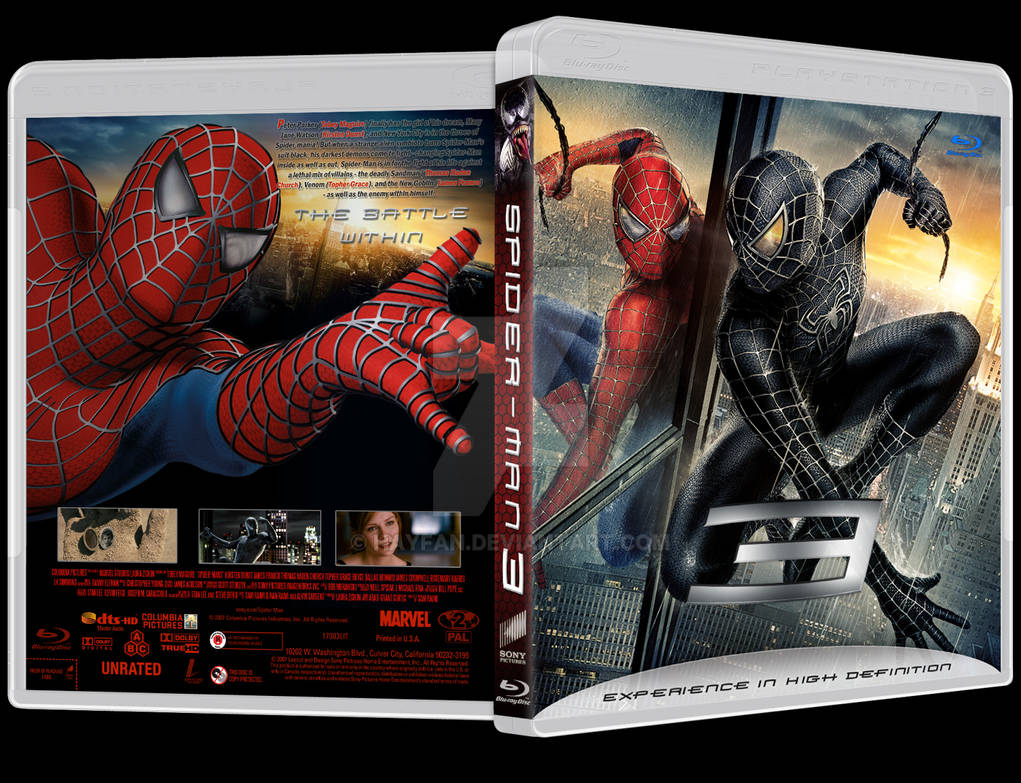 Spider-Man 3 BluRay Cover by HayFan on DeviantArt