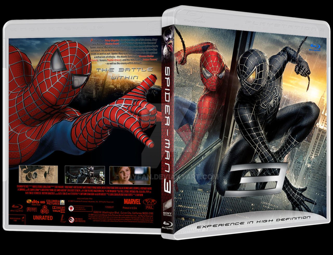 COVERS.BOX.SK ::: spiderman 3 dvd cover + label - high quality DVD /  Blueray / Movie