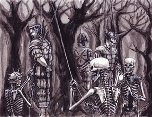 Skeletons Hang