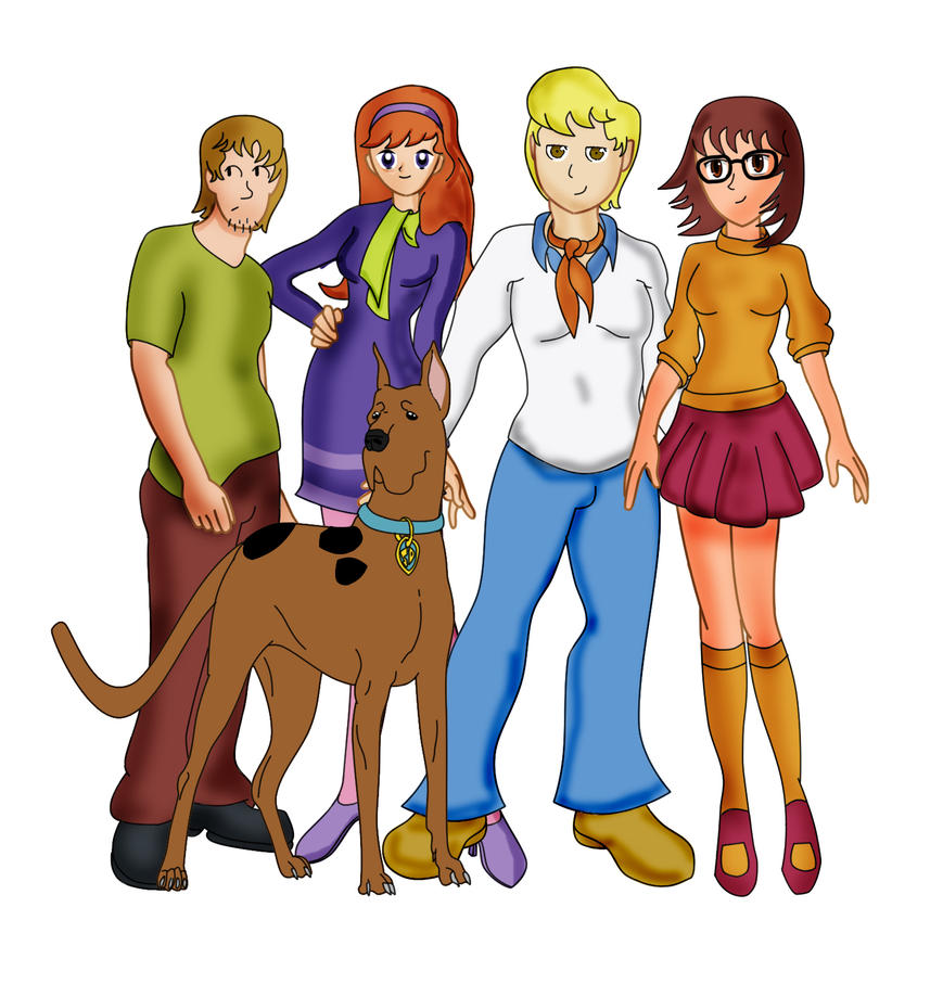 Anime Scooby Gang by UllaAndy on DeviantArt.