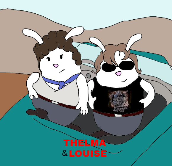 Thelma and Louise Bunnies