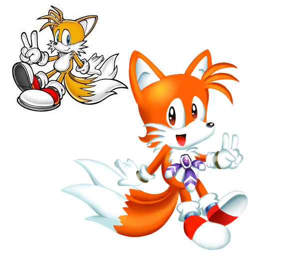 tails sa2 stock art redraw classic style by yumethenekomata on DeviantArt