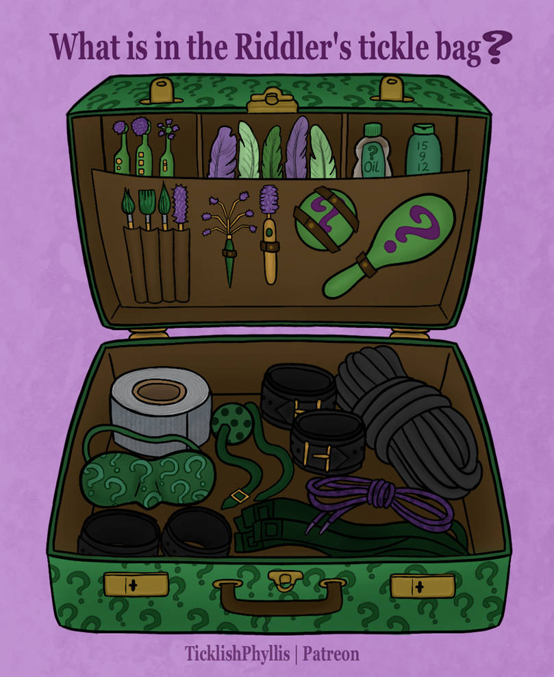 The Riddler's Tickle Bag by TicklishPhyllis on DeviantArt