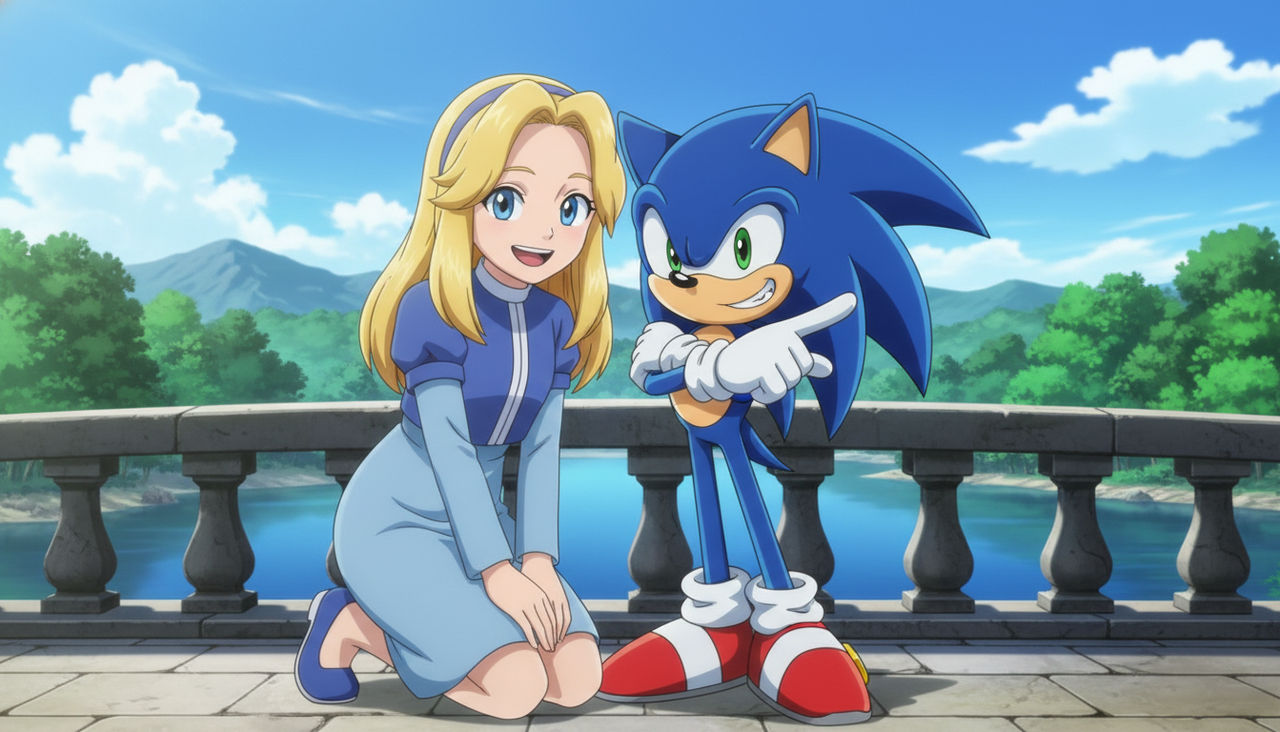 Sonic Rivals Maria Maria and Sonic 2 by cliff1572 on DeviantArt