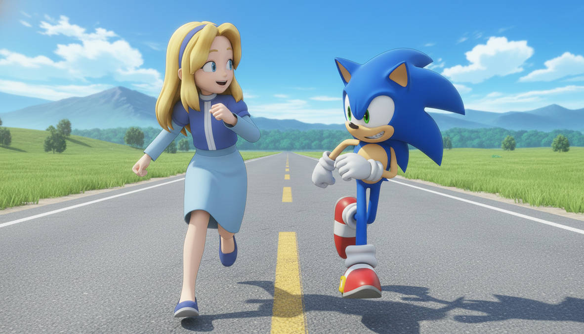 Sonic Rivals Maria Maria and Sonic 5 by cliff1572 on DeviantArt