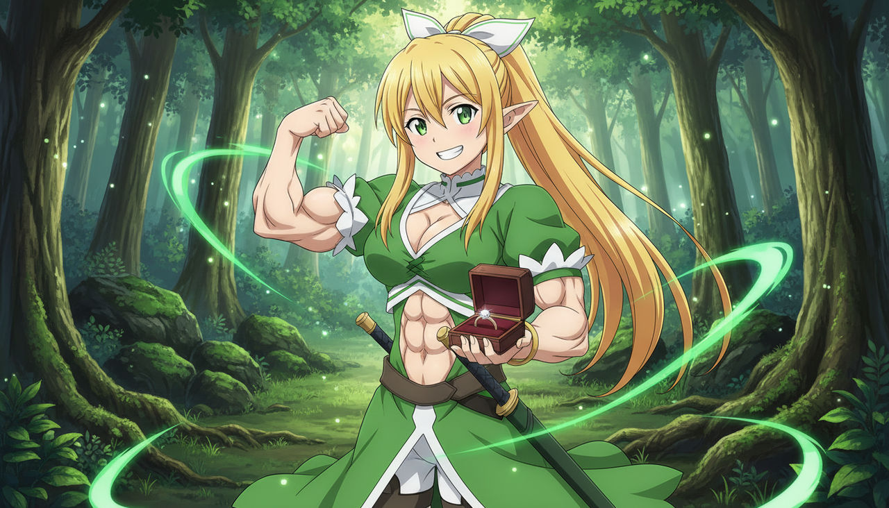 Leafa Body Leafa 1 by cliff1572 on DeviantArt