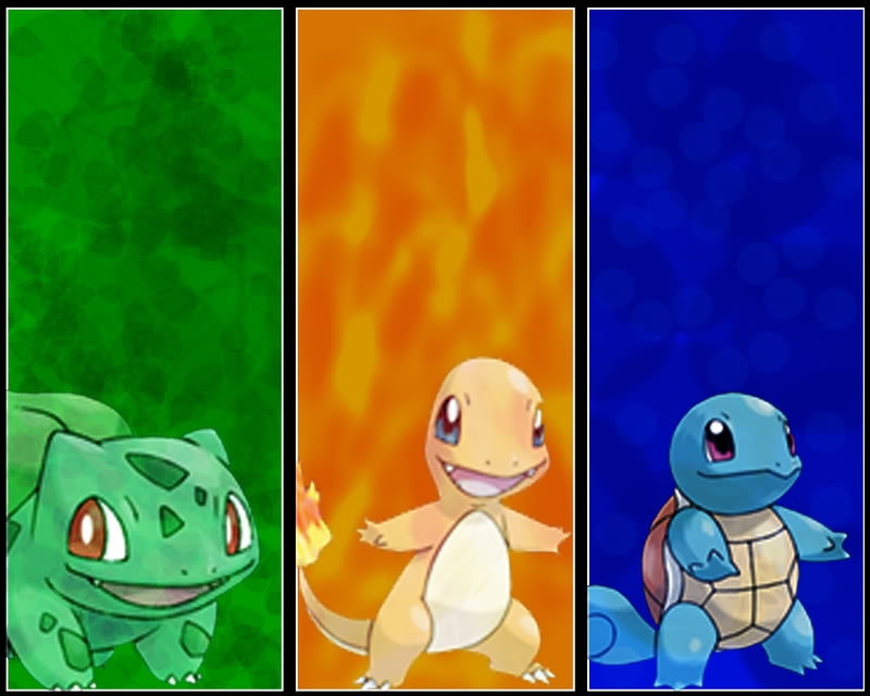 Kanto Starter Wallpaper