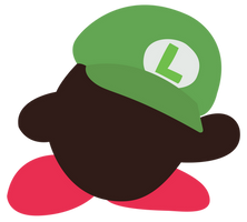 Luigi (Kirby Hat) - Sunset Shores