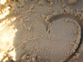 the heart in the sand