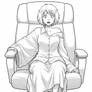 Shrinking At Her Desk 04