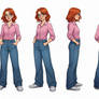 The Koonago Hunter: Mika Character Turnaround