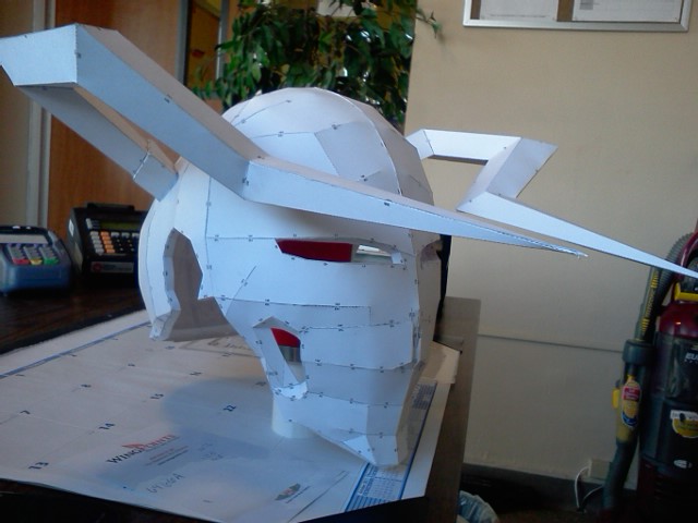 How To Make Ichigo's Vasto Lorde Hollow Mask Out Of Cardboard 