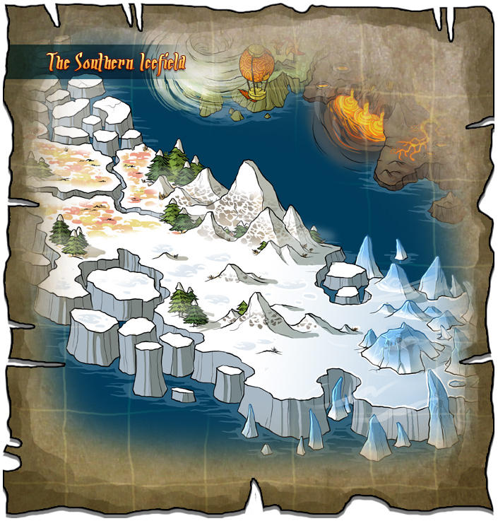 Flight Rising - Ice Area by Xhaztol on DeviantArt