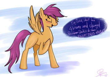 Scootaloo the bragart