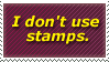 The most useless stamp by REK-drawings