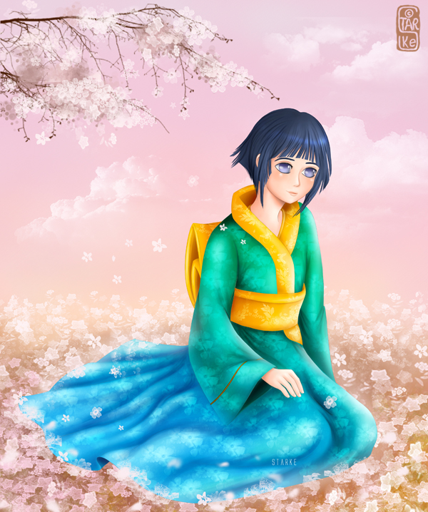 Hinata in kimono