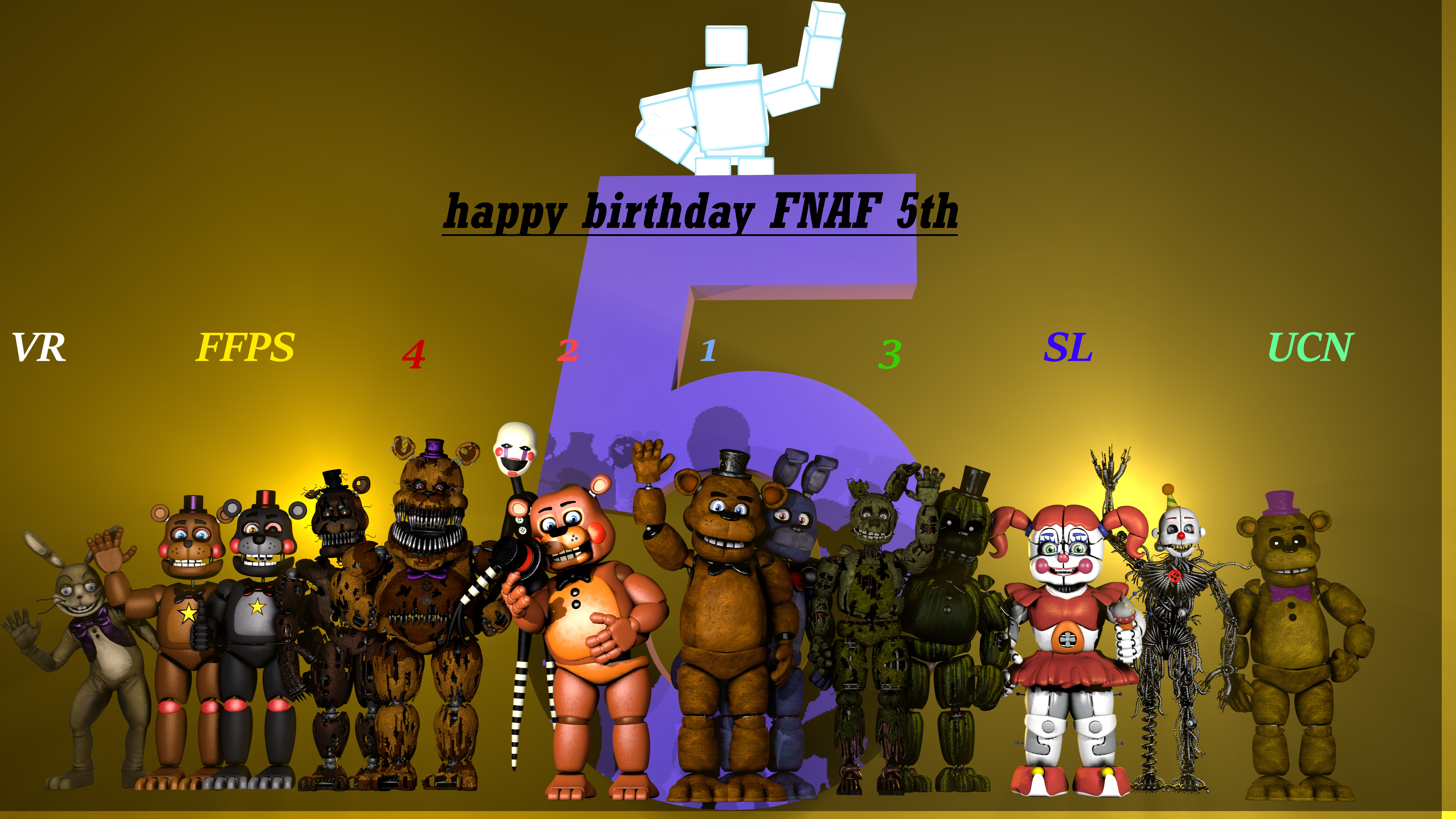 Five Nights at Freddy's 1 (V3) by Stennax on DeviantArt