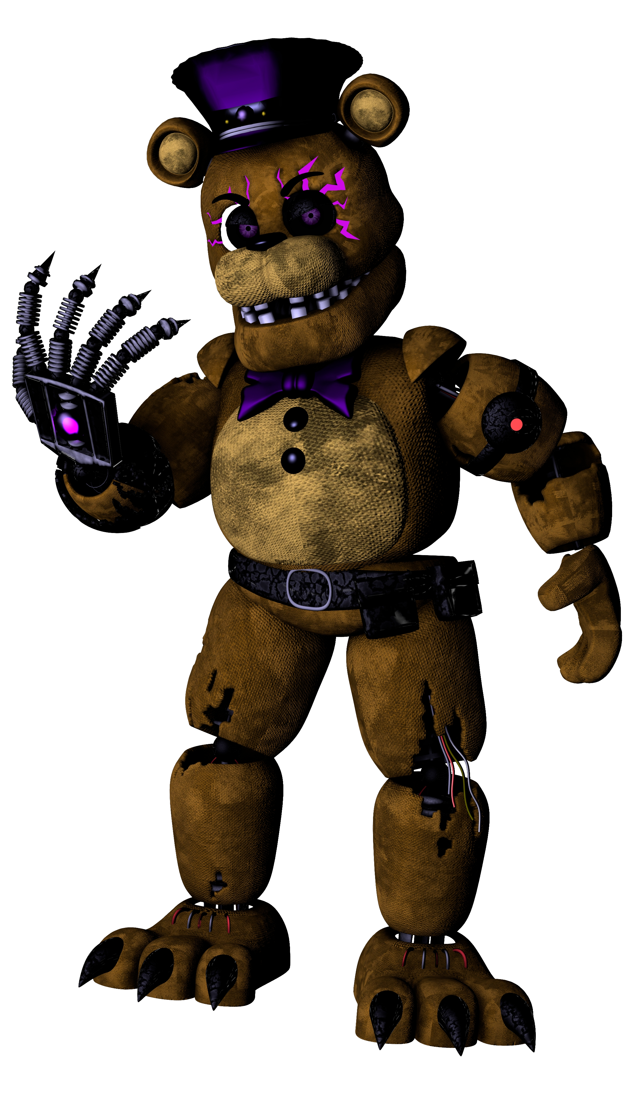 Scrap Fredbear UCN by FNAF-everywhere on DeviantArt  Fnaf characters,  Nightmare toy bonnie, Five nights at freddy's