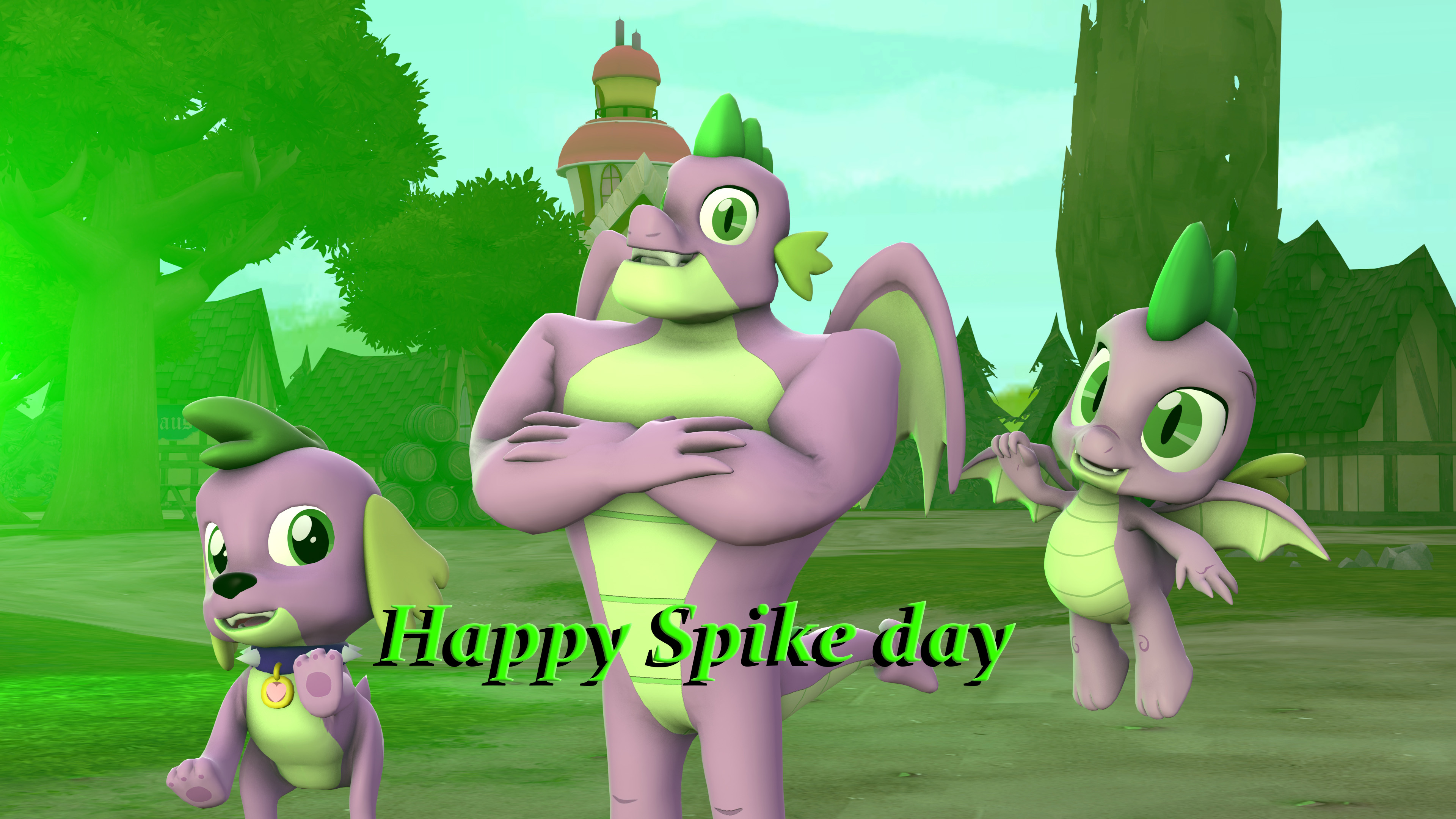 Spuke Day Happy Spike Day by fazbearsparkle on DeviantArt