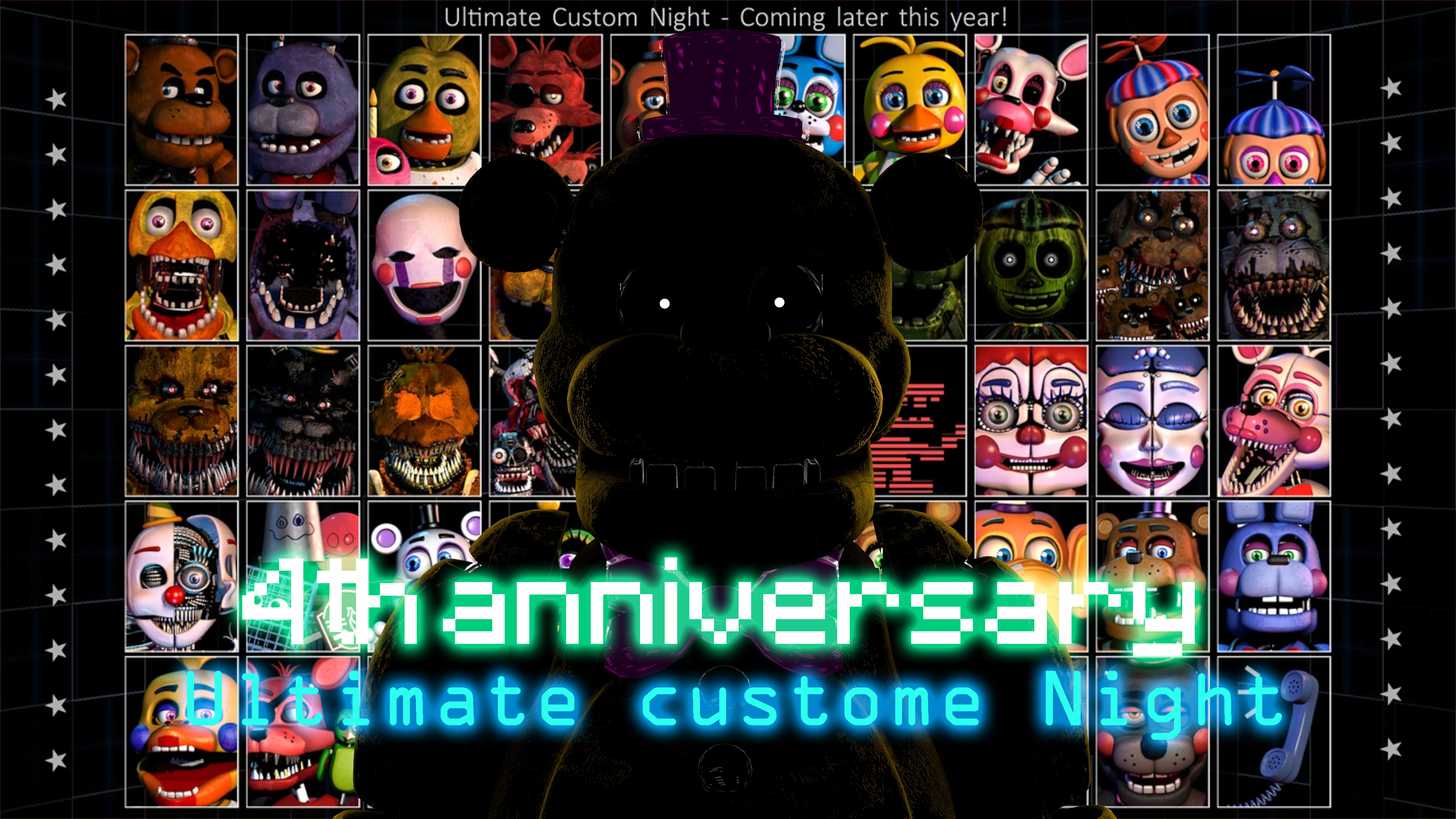 Happy birthday ultimate custom Night by fazbearsparkle on DeviantArt