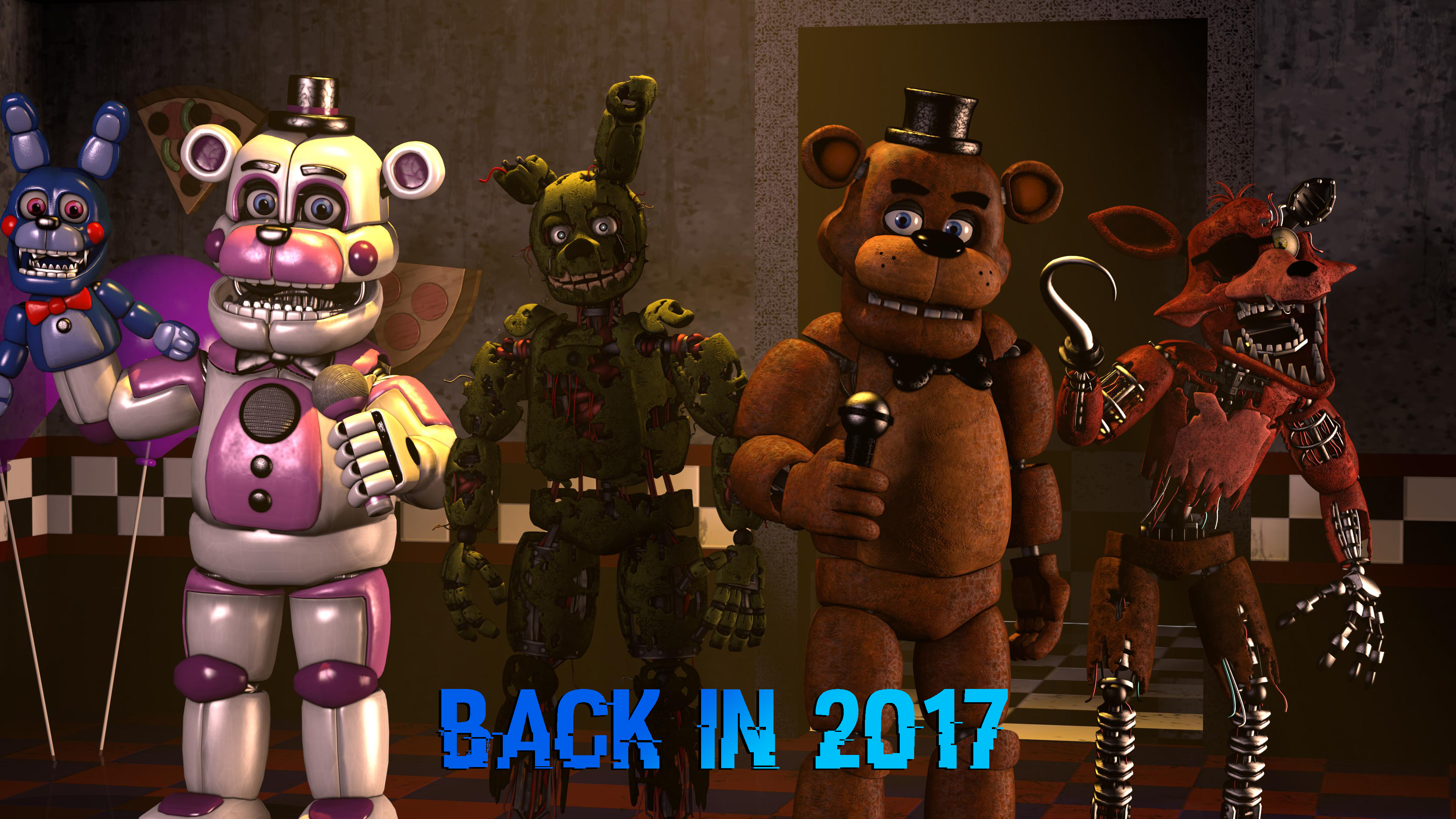 UPDATE TWO IS HERE!!  FNAF World #12 