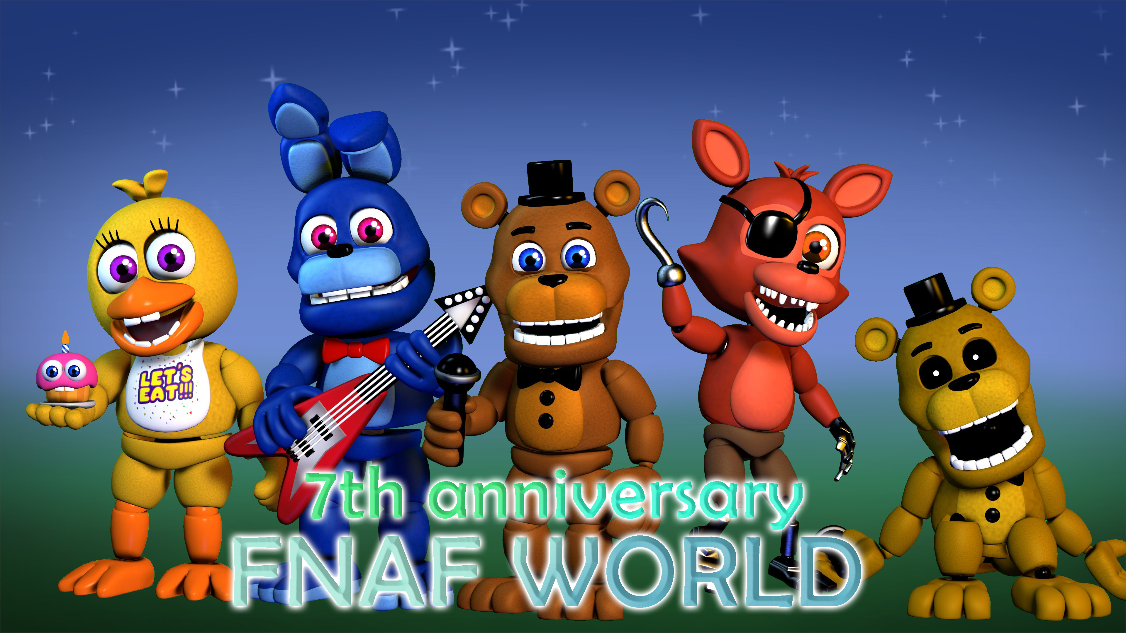 Happy birthday ultimate custom Night by fazbearsparkle on DeviantArt