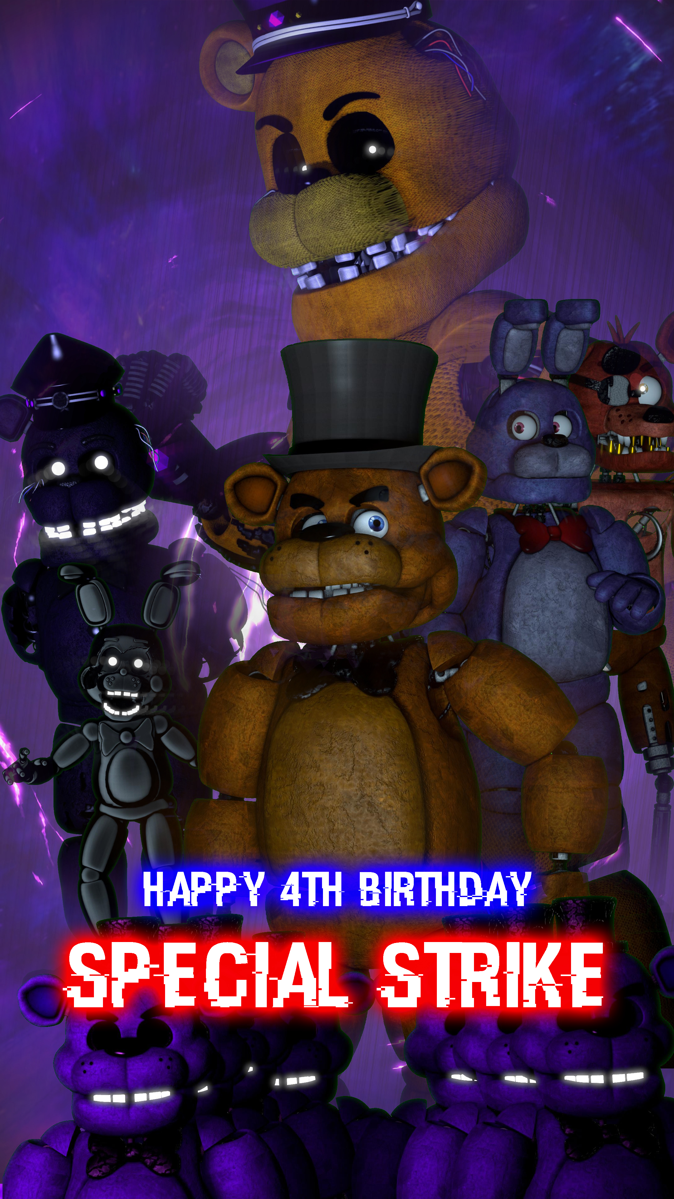 Happy birthday ultimate custom Night by fazbearsparkle on DeviantArt